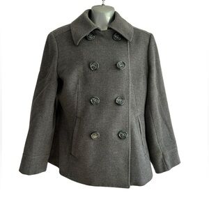 Express Wool Blend Pea Coat   • Size: 14 • Used